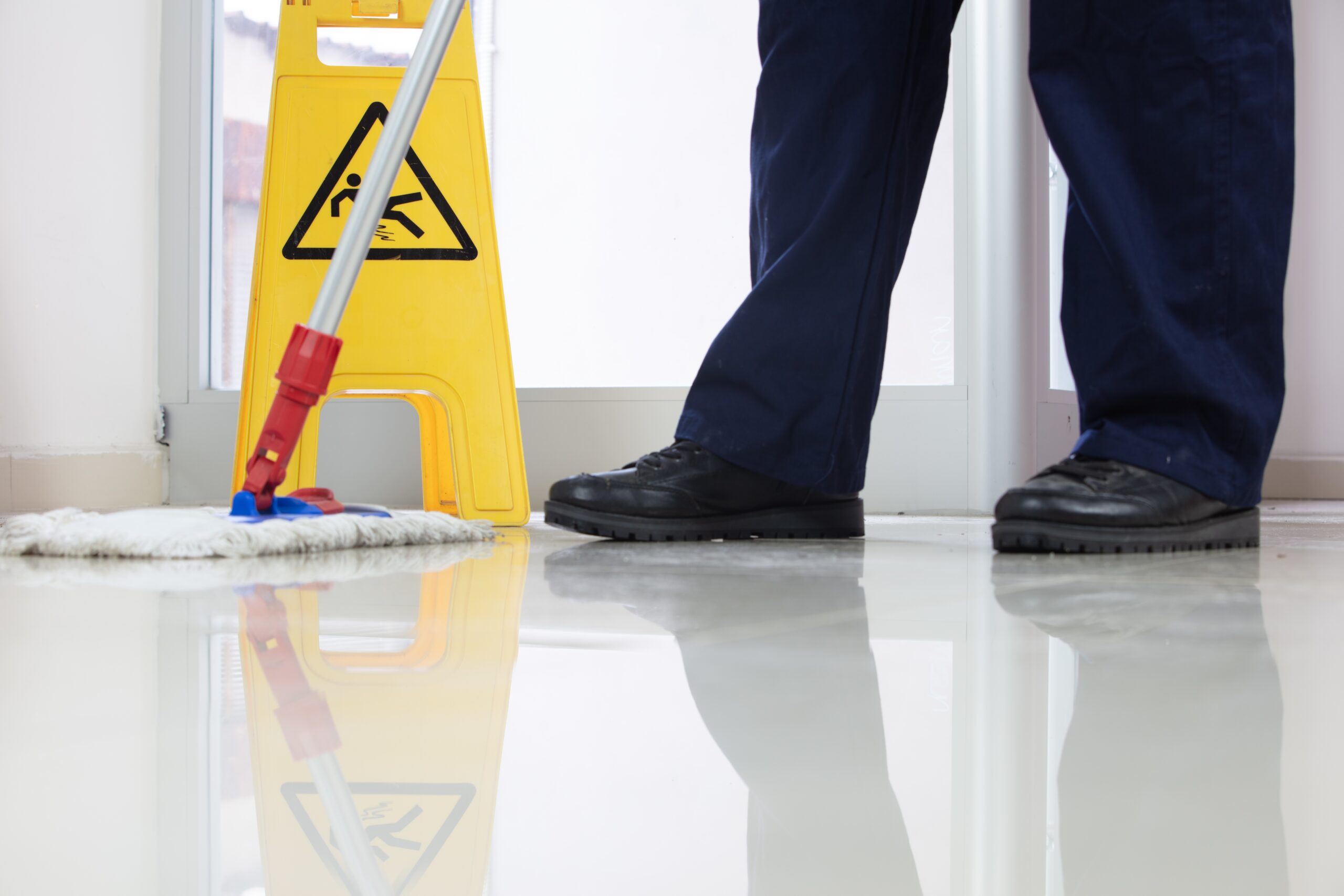 floor tile cleaning